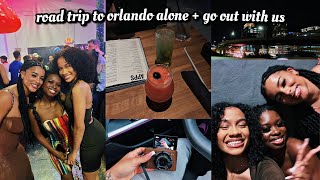 vlog: road trip to orlando alone + go out with us