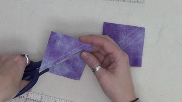 How to Piece Half Square Triangles - Quilting Basics Tutorial #3 with Leah Day