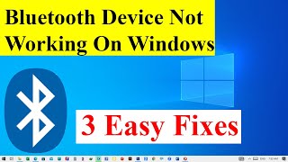 how to fix bluetooth device not working on windows