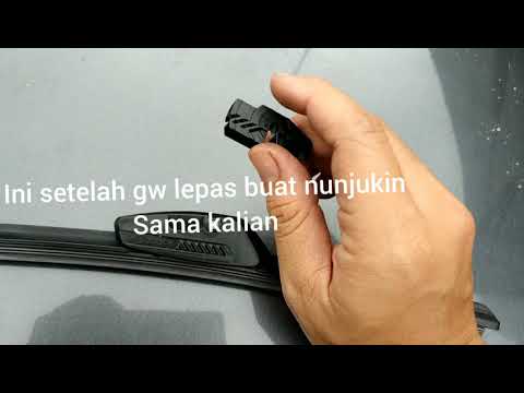 Cara melepas wiper dan memasang wiper baru.. 