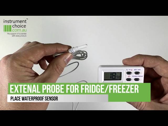 Choice 4 3/4 Tube Refrigerator / Freezer Thermometer