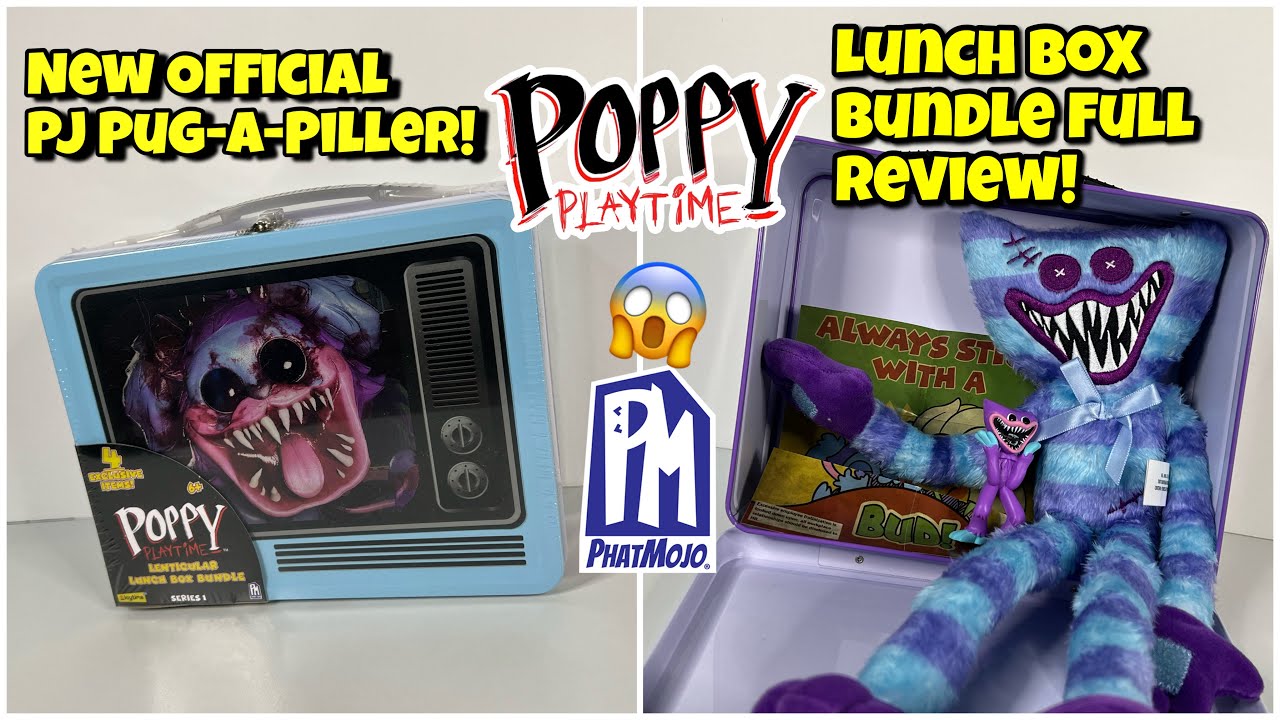 New Official Poppy Playtime PJ Pug-a-Piller Lunch Box Bundle Full Review!!!  