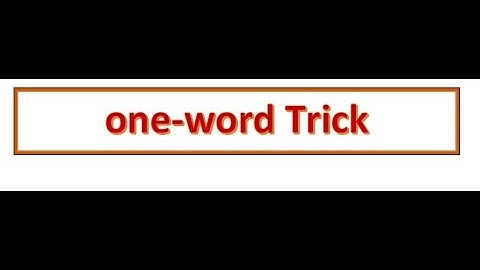 How to get a Paragraph Automatically for Practice in MS Word