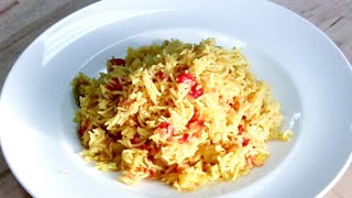 Persian Style Tomato Rice Easy, Vegan Super Tasty Estanboli Polow استانبولی پلو