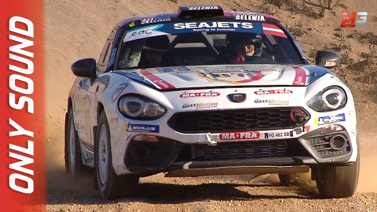 NEW ABARTH 124 RALLY 2019 - FIA R-GT LETTONIA E ITALIA - YouTube
