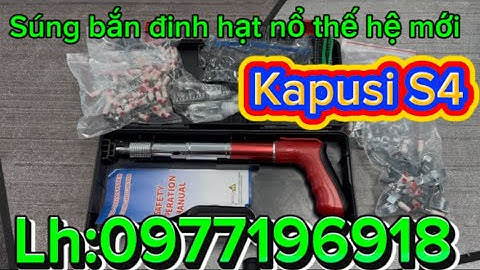 Súng bắn đinh hạt nổ