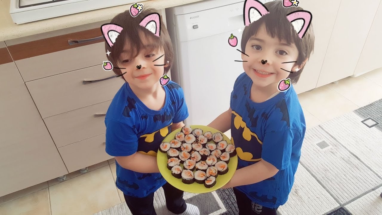 Minik Şeflerden Kimbap (Gimbap) Tarifi, Güney Kore Yemekleri, Çocuk Videosu