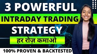 Powerful Intraday Trading Strategies With High Returns || Earn 30,000Rs Daily || Intraday Trading