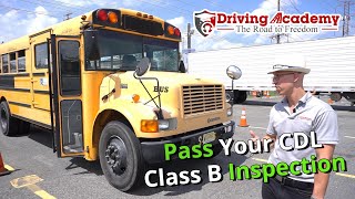 CDL Class B (BUS) Pre-Trip Inspection 2023 - Pass the NEW CDL Road Test