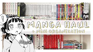 manga haul + shelf reorganization | 60+ VOLUMES