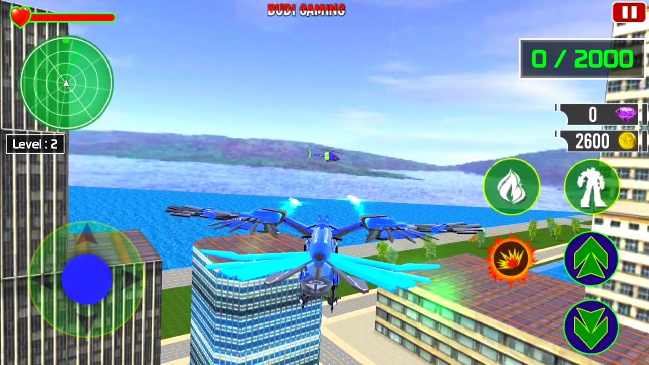 Eagle Robot Car Game - Formula Car Robot Games - Android Gameplay