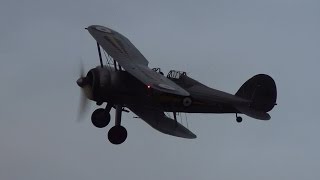 Gloster Gladiator at Old Warden 16th August 2014