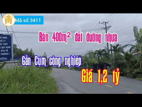 Video (Đã Bán) 400m² đất gần Cụm công nghiệp, giá 1,2 tỷ đã... - youtube