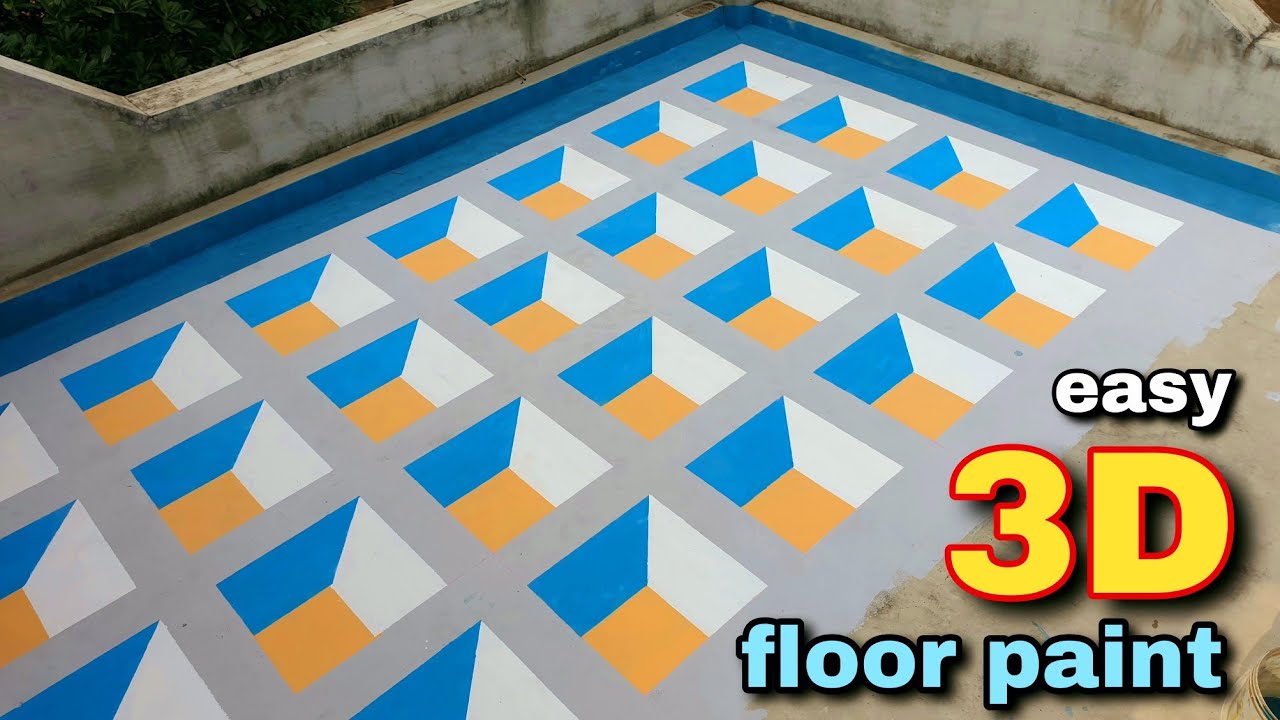Floor paint / how to paint concrete floors / indigo floor paint ...