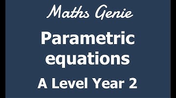 Parametric equations