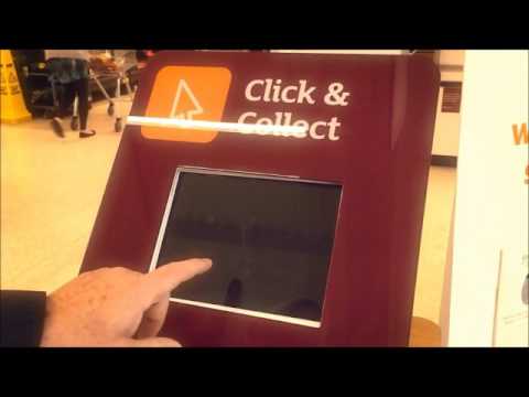 Using Collectec kiosk for DPD parcel collection at Sainsbury's