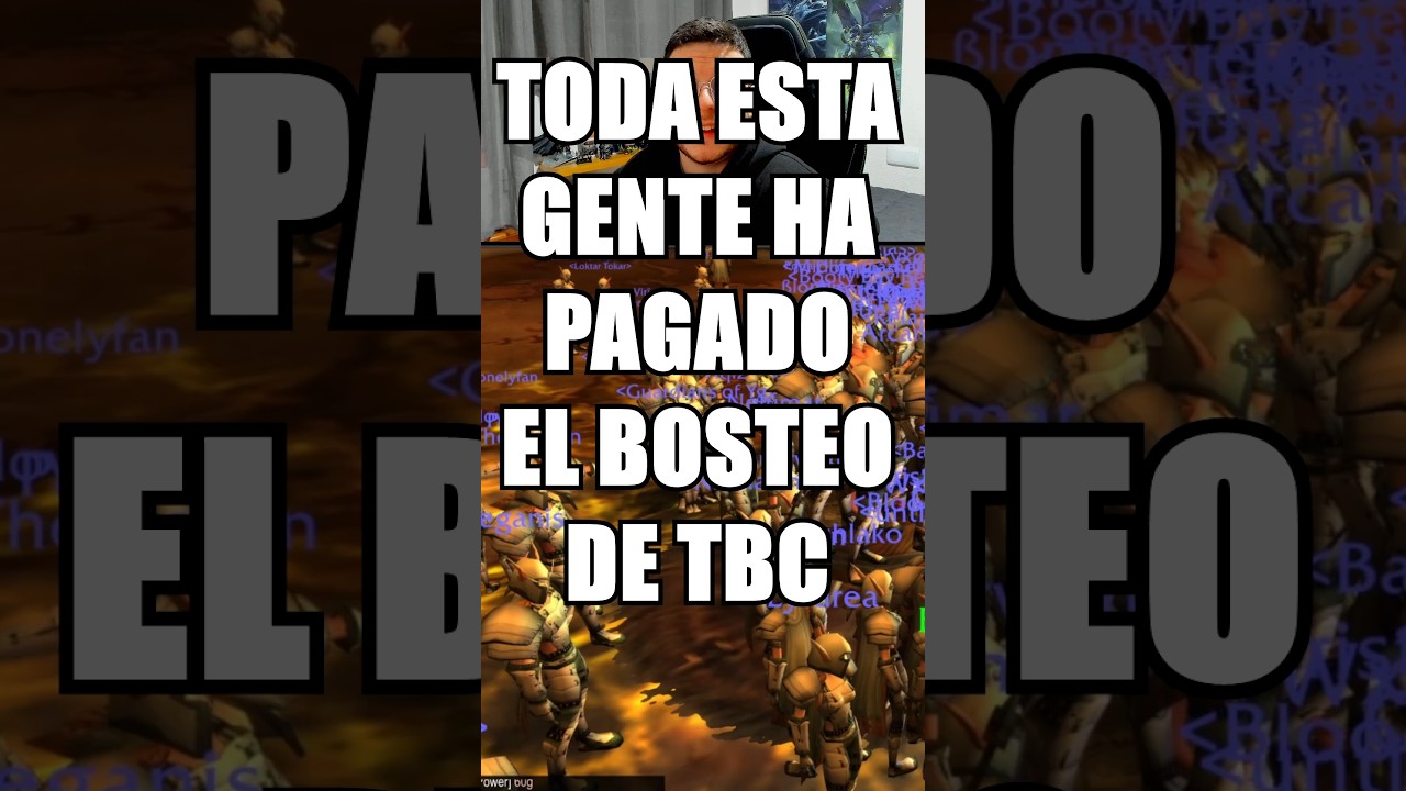 MILES DE NUEVOS PALADINES Y CHAMANES INSTANT EN WOW TBC | MUCHAMIEL 