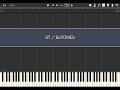ST/SixTONES【Piano Tutorial】(Synthesia)