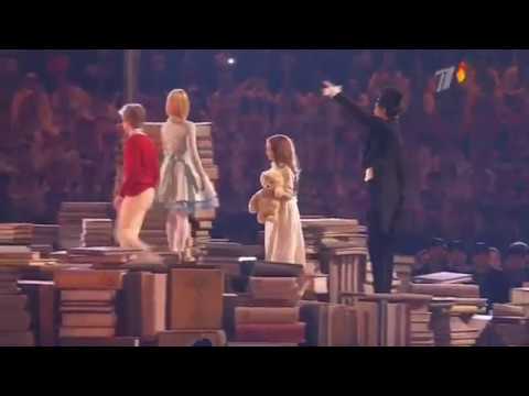 Russian literature - Sochi 2014 Closing Ceremony [ENG SUB]