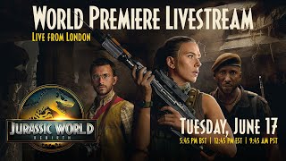 London Premiere with the Jurassic World Rebirth cast and filmmakers