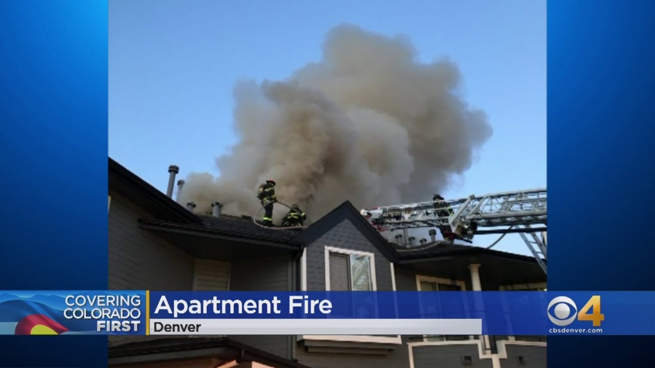 TAVA Waters Apartment Complex Attic Catches Fire - YouTube