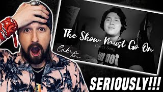 Seriously!... Cakra Khan - The Show Must Go On (Queen Cover) REACTION!!!