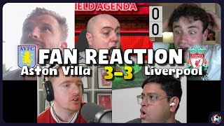 Fans Reaction To ASTON VILLA 3-3 LIVERPOOL | PREMIER LEAGUE