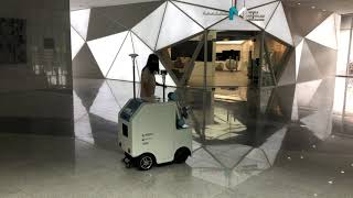 Autonomous Delivery Robot Demonstration with Collision Avoidance