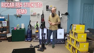 New Riccar R65 Stick Vacuum Demo and Performance Review!