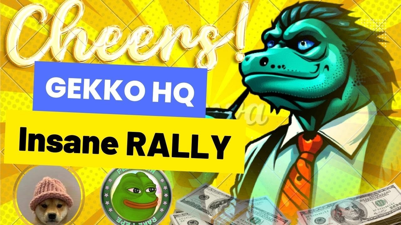 🦎Congrats on GEKKO HQ crypto Pump! Now focus on these Memecoins for 100X  gains - YouTube