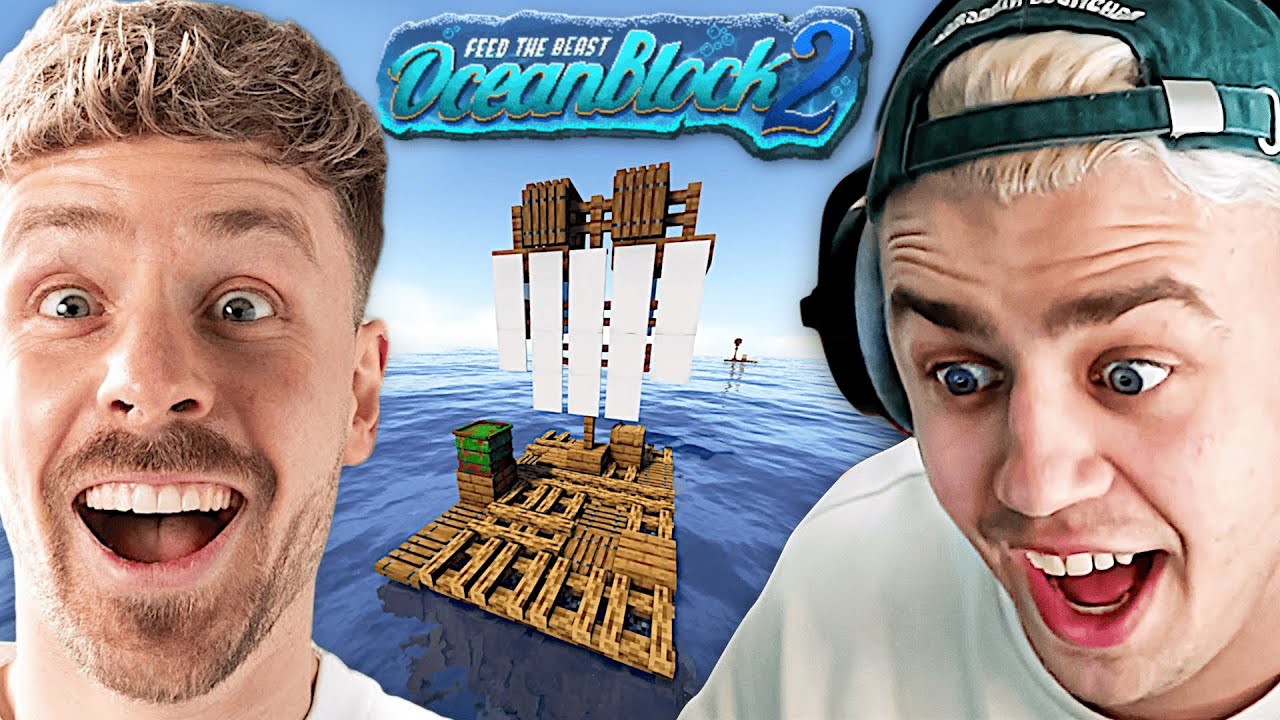 RAFT in MINECRAFT! OceanBlock 2 mit Rewi - Part 1