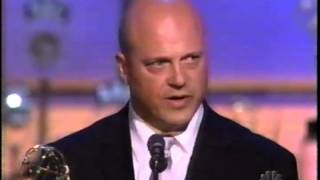 Michael Chiklis wins 2002 Emmy Award for Lead Actor in a Drama Series