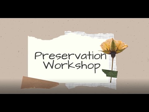 Preservation Workshop: Photographic Images
