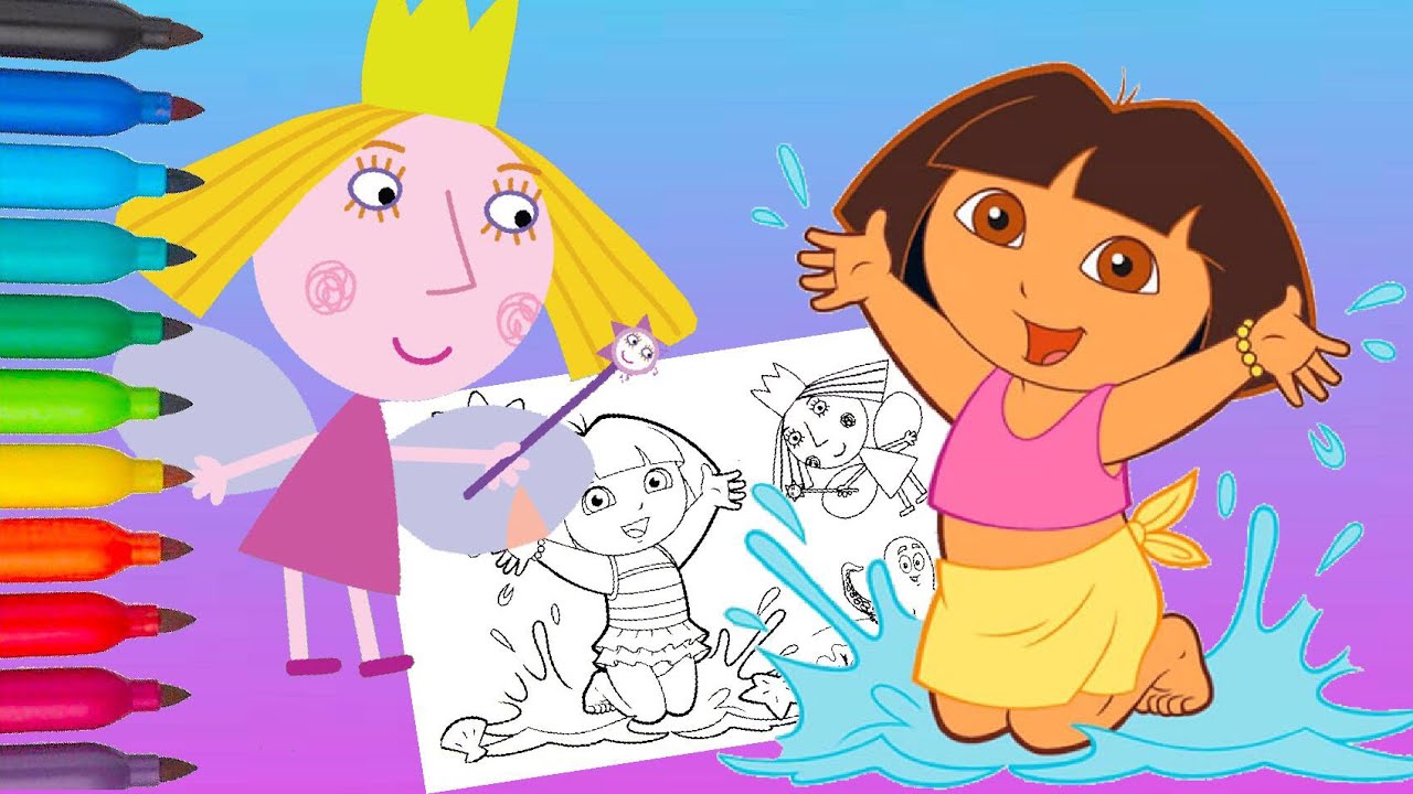 Princess Holly Holly's Little Kingdom and Dora the Explorer on the ...