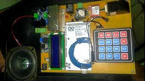 Arduino van tay AS608, khoa tu, mp3, Lcd