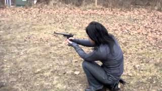 Visitor from Japan, first time shooting pistol, priceless reaction by Nao and Cozmo Adventures 88,294 views 10 years ago 26 seconds