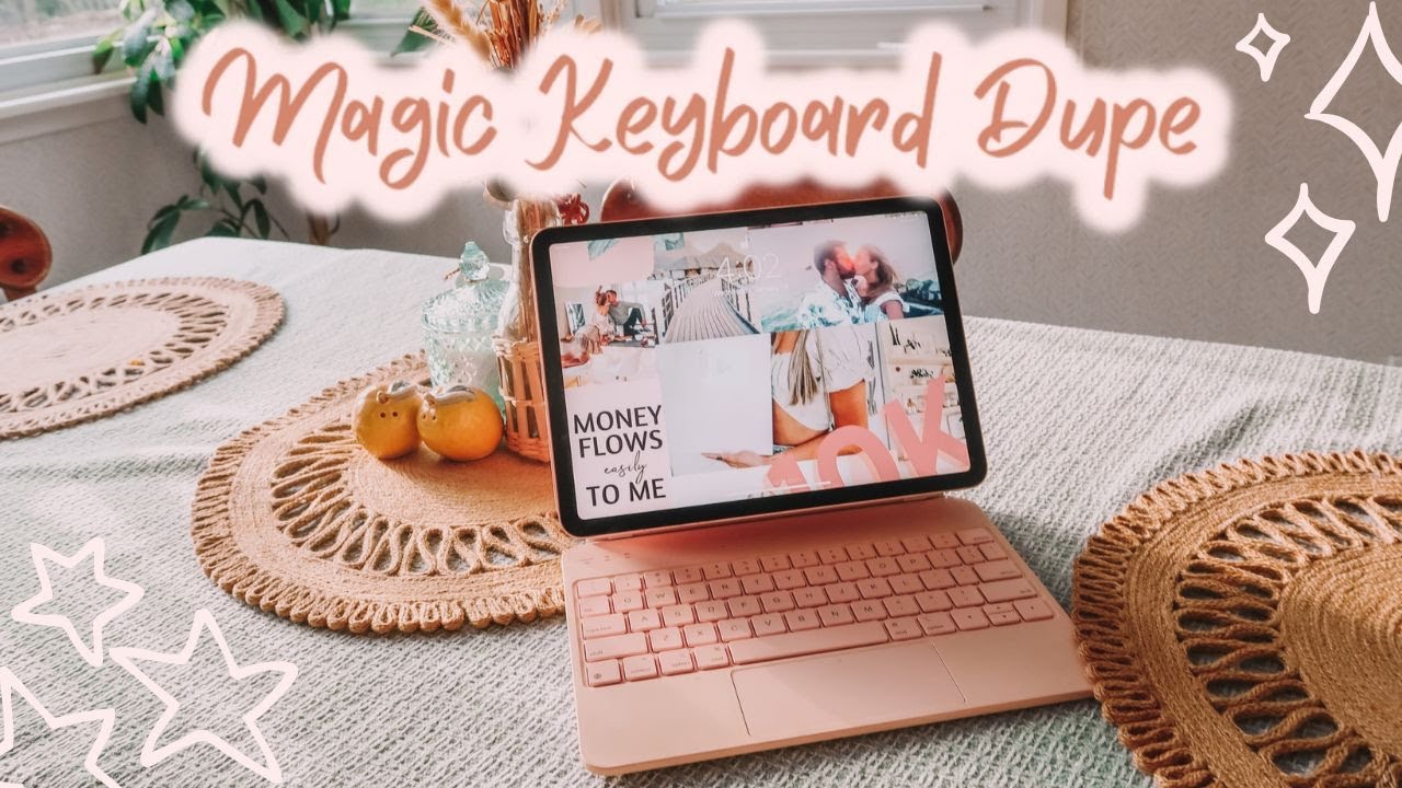 Pink Magic Keyboard Dupe - iPad Air 4 accessories - Unboxing - YouTube