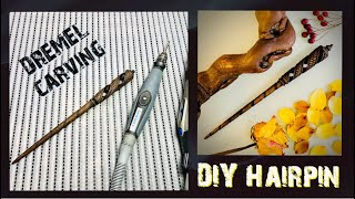how to carve a spiral stick /With  PROXXON & DREMEL /most sold item on my Etsy