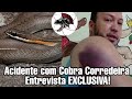 Acidente Cobra Corredeira Entrevista EXCLUSIVA! | Biólogo Henrique o Biólogo das Cobras