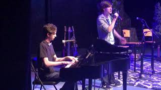 Teen pianist, Evan Brezicki &amp; Griffin Small perform their original song, &quot;The Presence of Nothing&quot;.