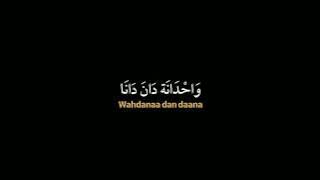 Wahdana - mazroatul akhiro Viral di tiktok ( Lirik Arab dan latin)