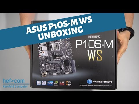 Asus P10S-M WS Unboxing