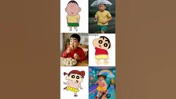 Crayon Shin Chan Real Life Shin Hiroshi Misae Nene Kazama Himawari Nohara Shorts Shinchan 