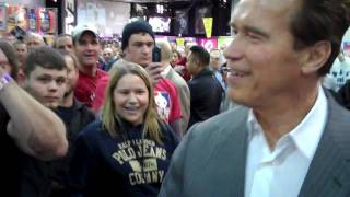 Arnold Schwarzenegger at Arnold Classic Expo 2010