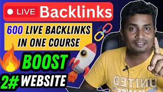 600 Live Backlinks For Beginners Complete Beginners Guide to Backlinks [2024] Part-2