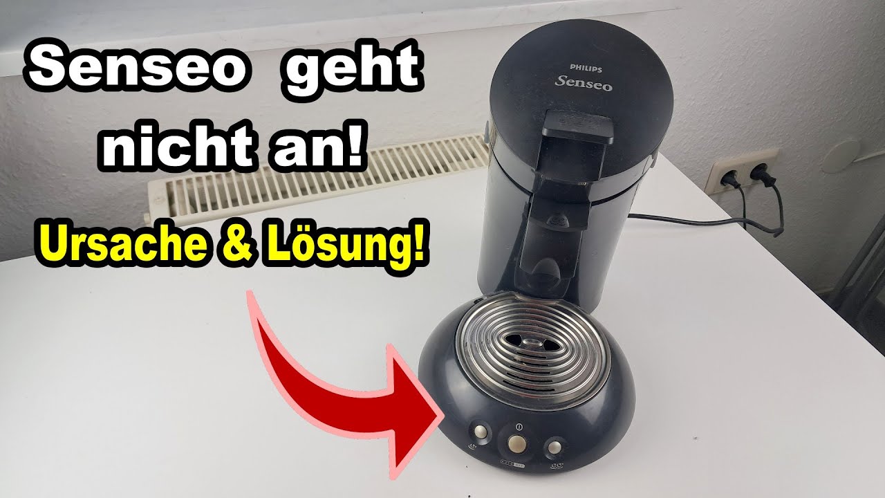 Tchibo Kaffeevollautomat Geht Nicht Mehr An Senseo Kaffeemaschine geht nicht mehr an - Ursachen & Lösungen - YouTube