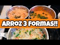 COCINA CONMIGO! ARROZ 3 DIFERENTE FORMAS! Y PICADILLO!