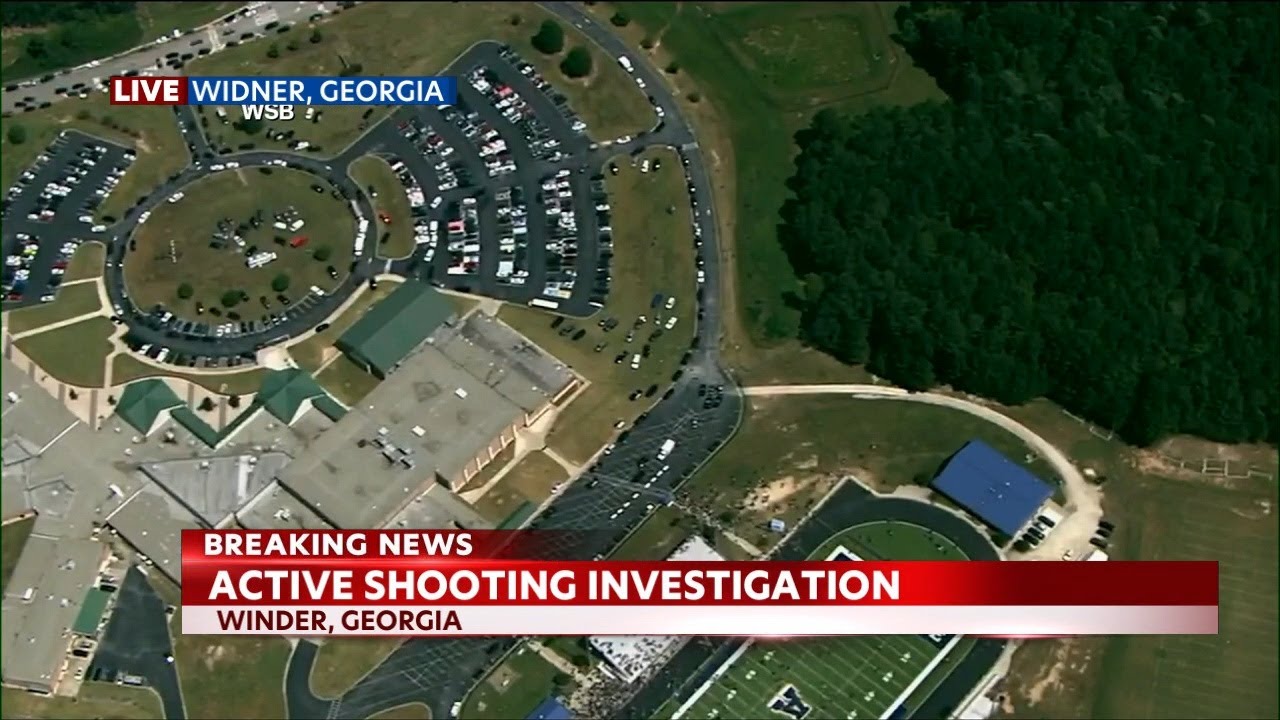 School shooting in Georgia causing casualties, suspect in custody - YouTube
