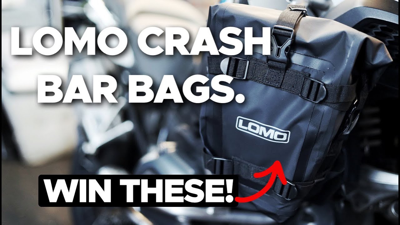 LOMO CRASH BAR DRY BAGS REVIEW / Fitted to the GS ADVENTURE / GIVEAWAY! 