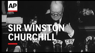 Sir Winston Churchill - 1955 Movietone Moment 5 April 2024